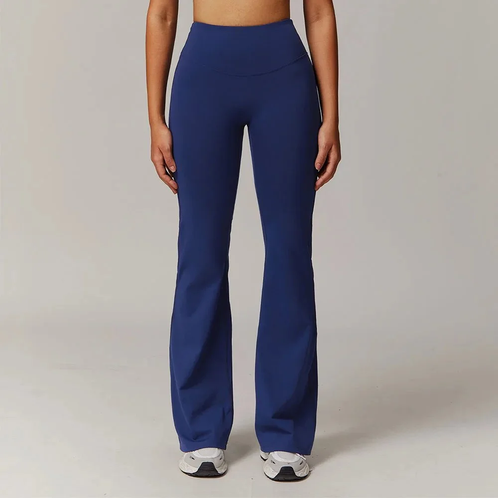 High-Waist Flared Yoga Pants for Women – Stretch Fitness Bell Bottom Leggings