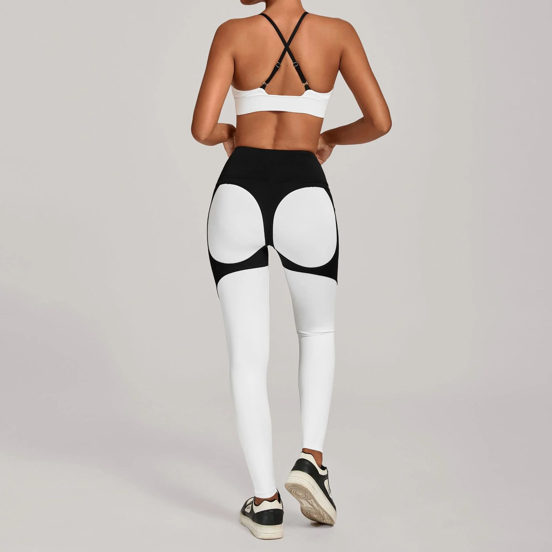 Seamless Push-Up Yoga Set with Sports Bra & High-Waist Leggings