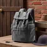 Vintage Canvas Backpack 30L Large Travel Rucksack for 15.6” Laptop