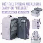 Flight Approved 40x20x25 Carry-On Laptop Travel Backpack