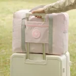 Oxford Foldable Luggage Travel Bag - Compact Carry-On Suitcase & Storage Bag for Airplane Trips