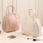 Accordion Cloud Large Capacity Waterproof PU Leather Makeup & Toiletry Travel Bag
