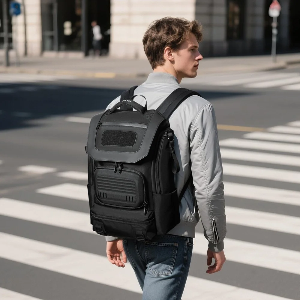 Waterproof Travel Backpack with Shoe Compartment & Laptop Storage