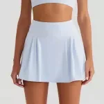 Women’s Breathable Yoga Skirt with Built-in Shorts - Quick Dry Running & Cycling Skirt