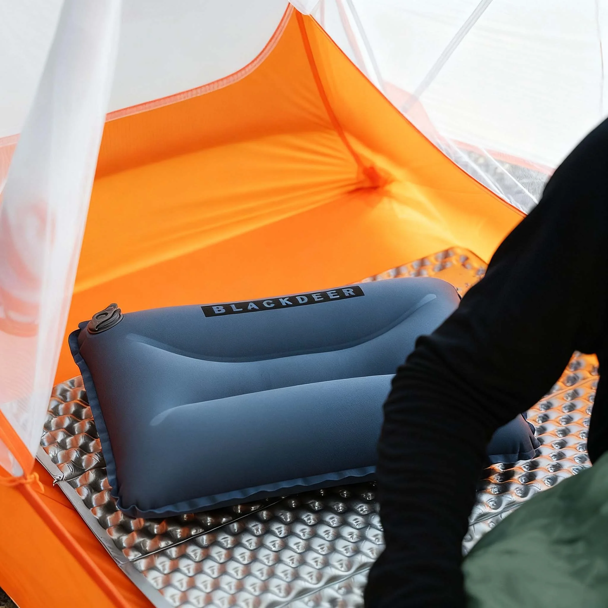 Self-Inflating Camping Pillow Lightweight Compact Travel Sleep Pad