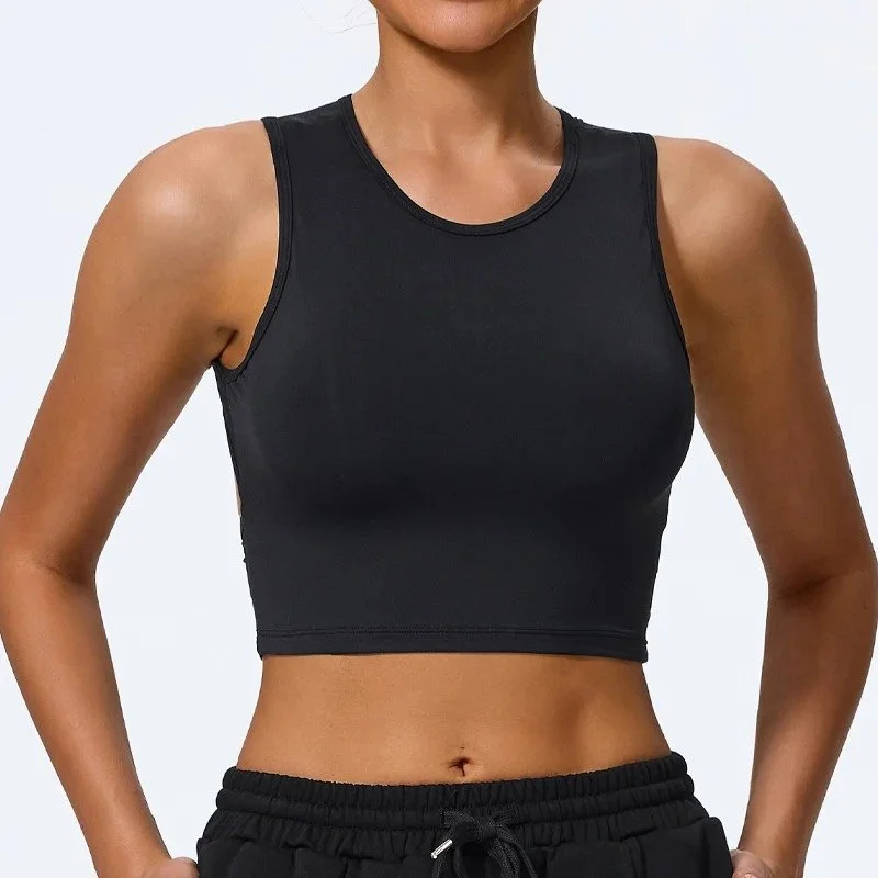 Women's Sports Vest Breathable Yoga Tops Fitness Bra Gym Tank for Running Pilates