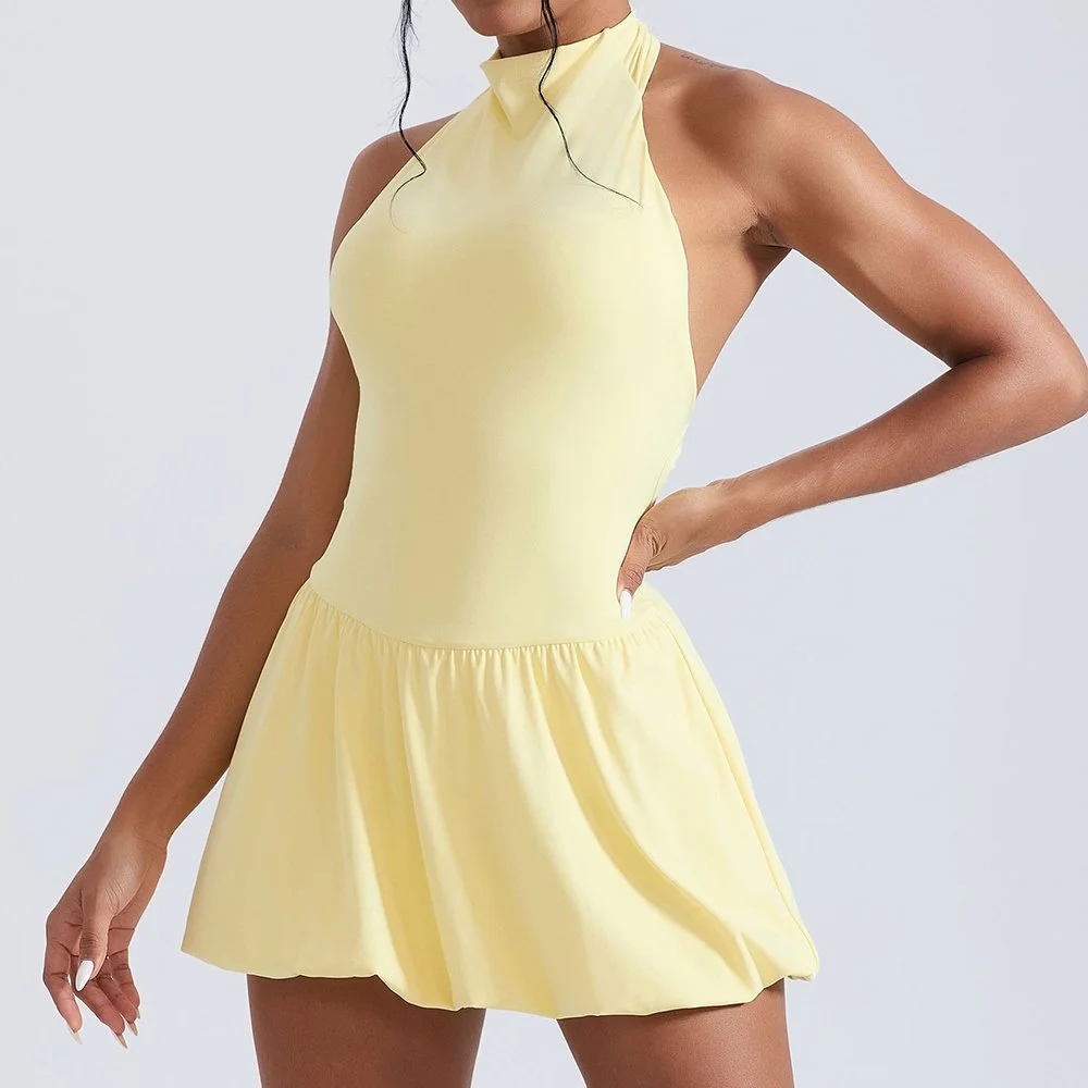 Sexy Backless Yoga Jumpsuit – Women's One-Piece Bodysuit for Workout, Dance, & Sports