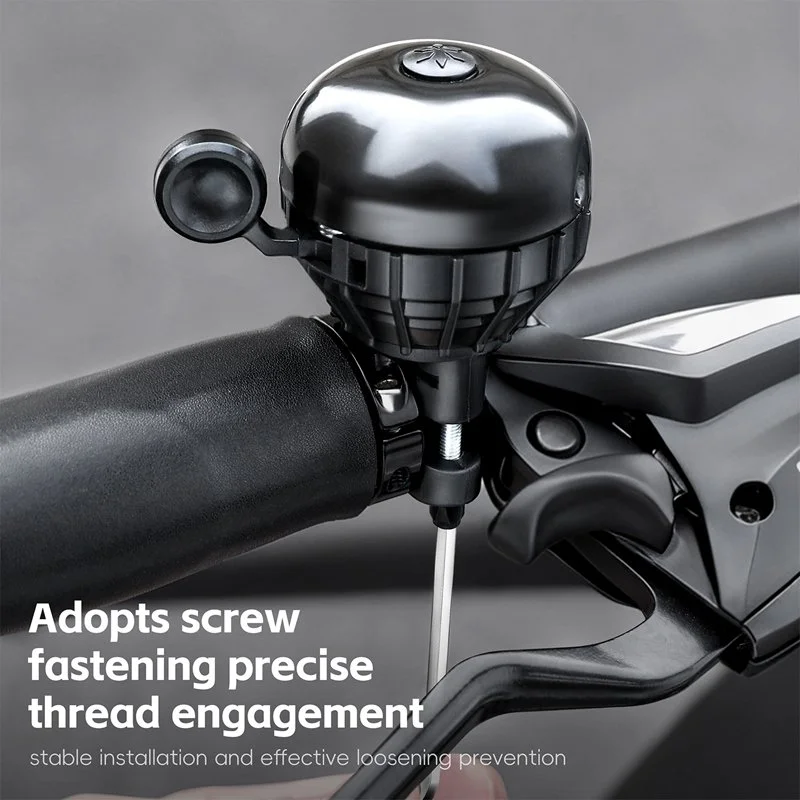 Mini Aluminum Bike Bell – Loud Handlebar Horn for Mountain & Road Bikes