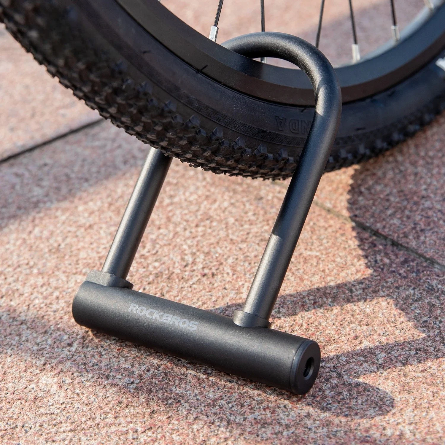 Heavy Duty Bike U-Lock with Waterproof Silicone Shell