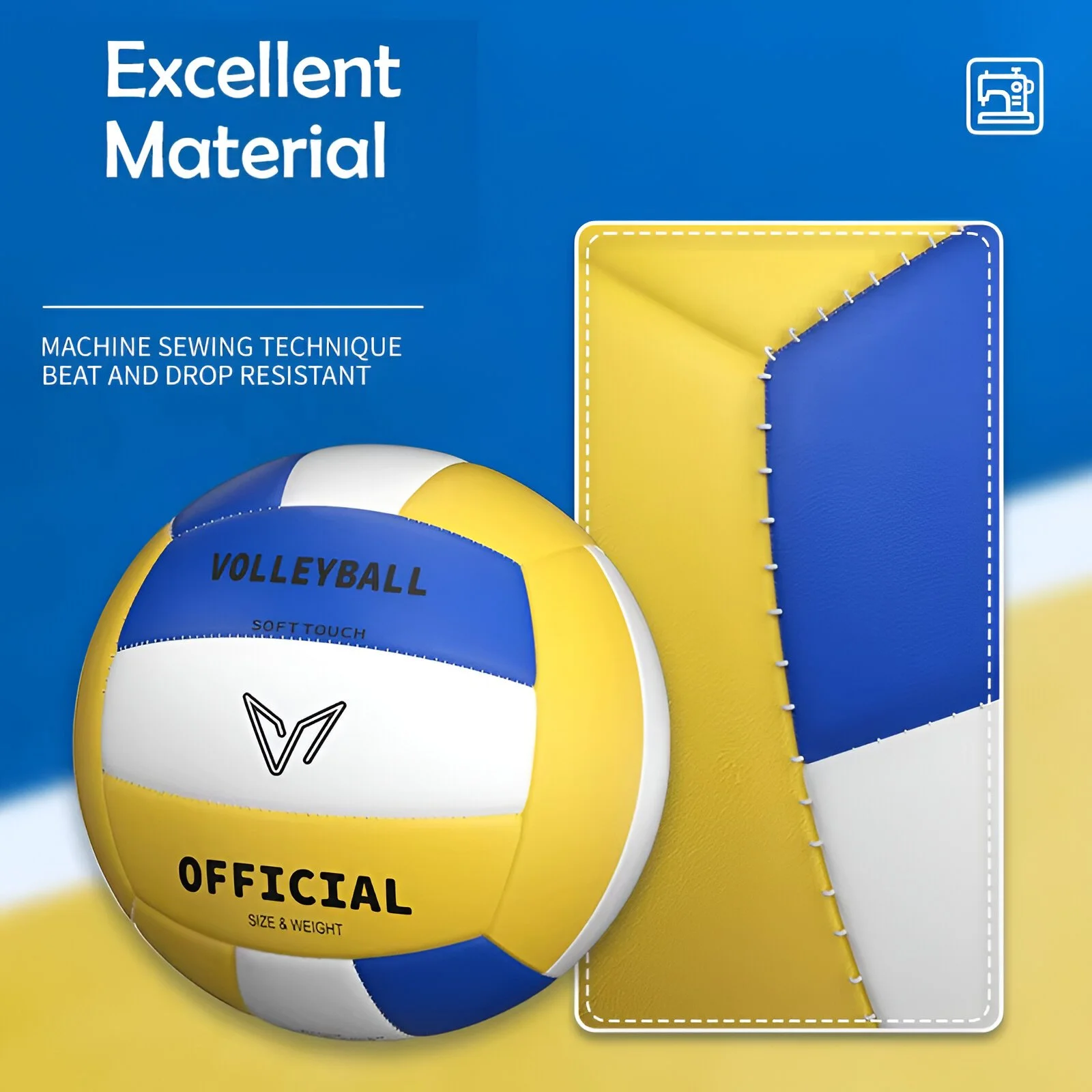Professional Size 5 Soft Touch Indoor & Outdoor Volleyball