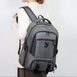 Expandable Travel Backpack with Shoe Compartment & 15” Laptop Sleeve