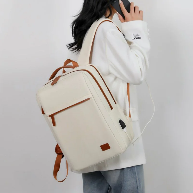 Waterproof Business Laptop Backpack with USB Port – Large Capacity Travel Bag