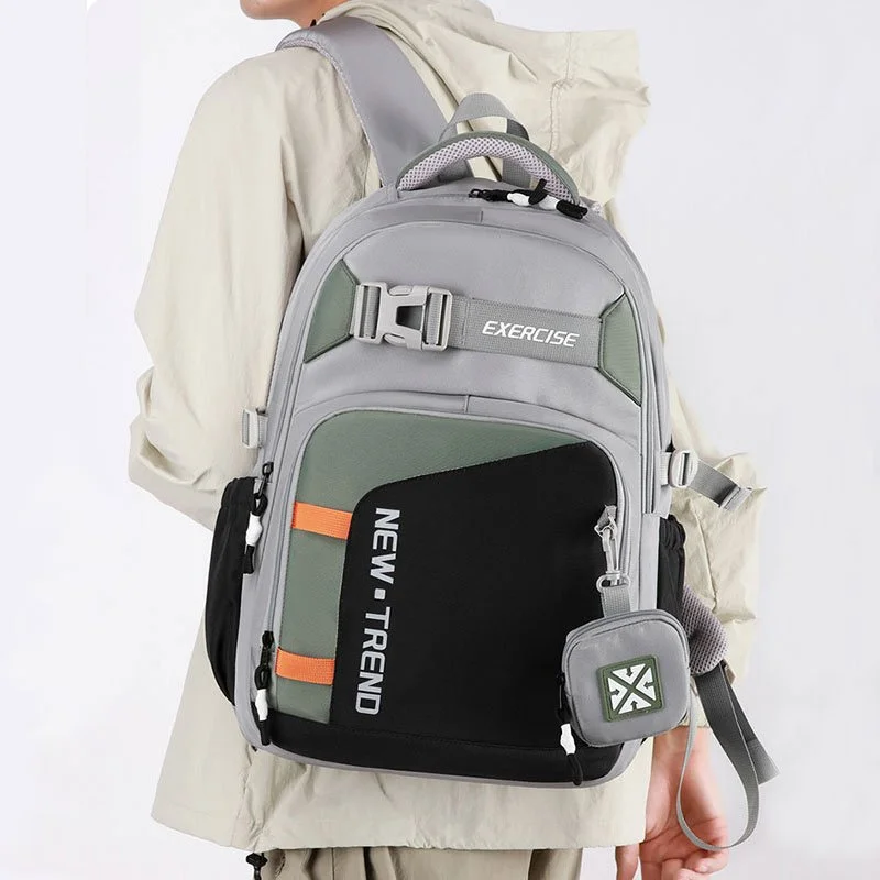 Waterproof Nylon School & Travel Backpack with Laptop Compartment