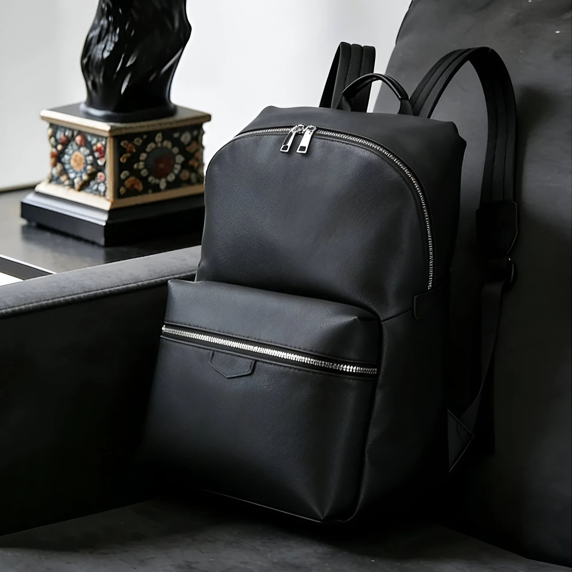 Men’s Waterproof Business Backpack with Laptop Compartment – Large Capacity