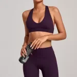 Shockproof Yoga Sports Bra for Women – High Support Workout Top