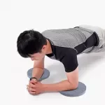 Round Yoga Knee Pads 2 Pack – Thick Cushioned Foam Pads for Knees & Elbows