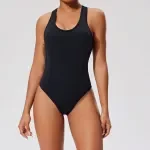 Women’s Seamless Triangle Yoga Jumpsuit Short Fitness Set