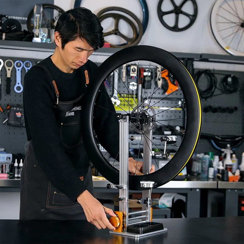 Professional Bicycle Wheel Truing Stand with Dial Gauge