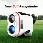 HD Golf Rangefinder with Flag Lock Vibration, 8X Laser Precision for Golf & Hunting