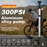 High Pressure Portable Bike Pump 300PSI with AV/FV Valve