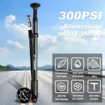 High-Pressure Bike Pump with Gauge for Fork, Shock & Tires