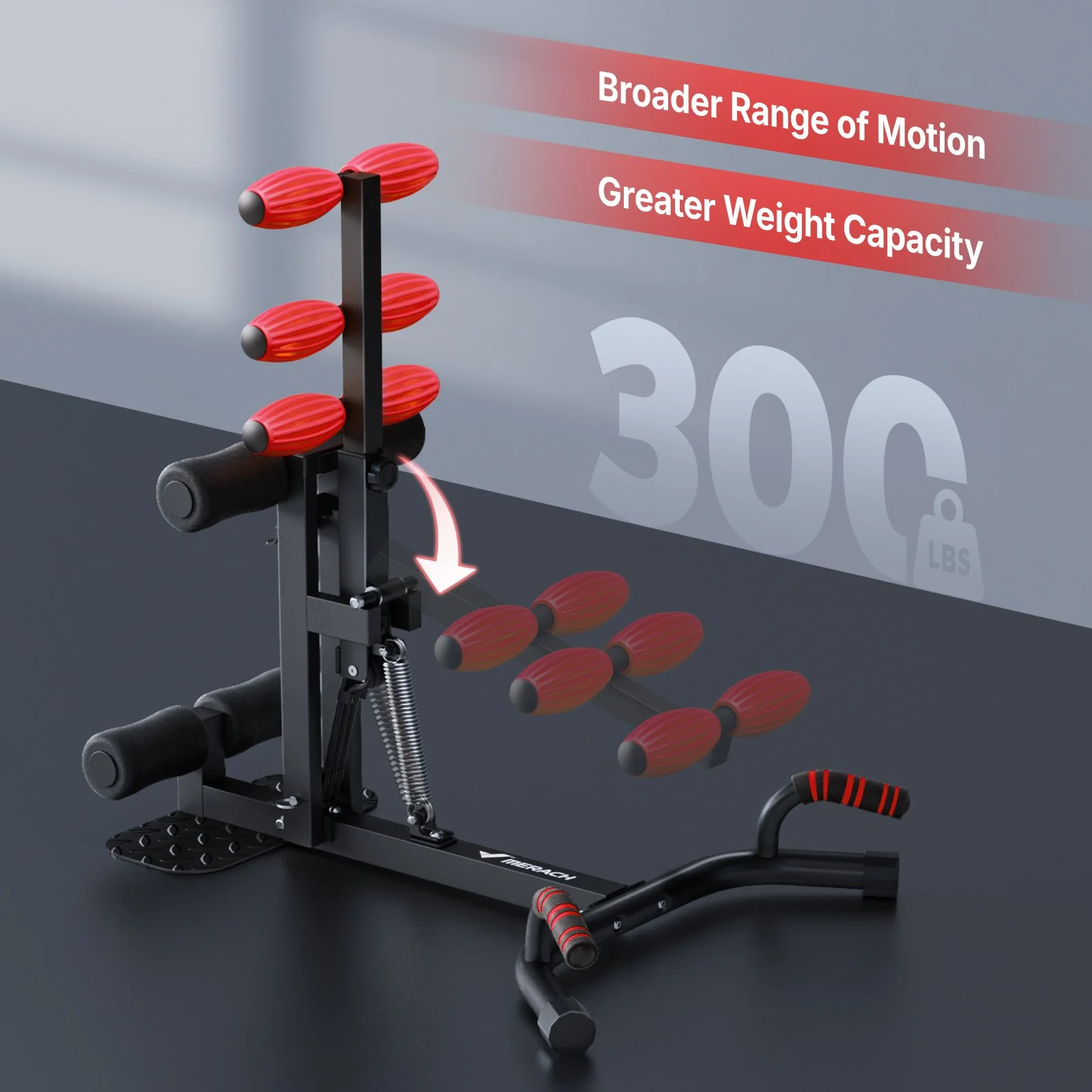 Adjustable Deep Squat & Glutes Trainer Machine for Full Body Workout