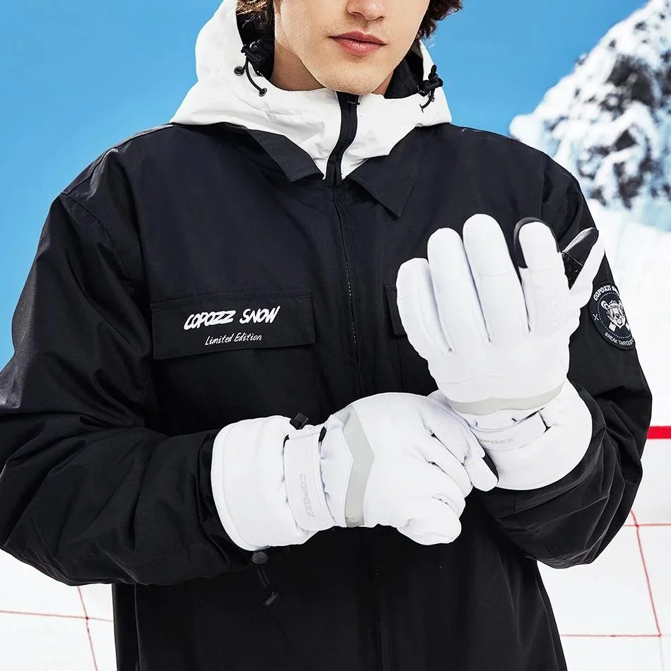Waterproof Thermal Ski & Snow Gloves with Touchscreen Grip for Men and Women