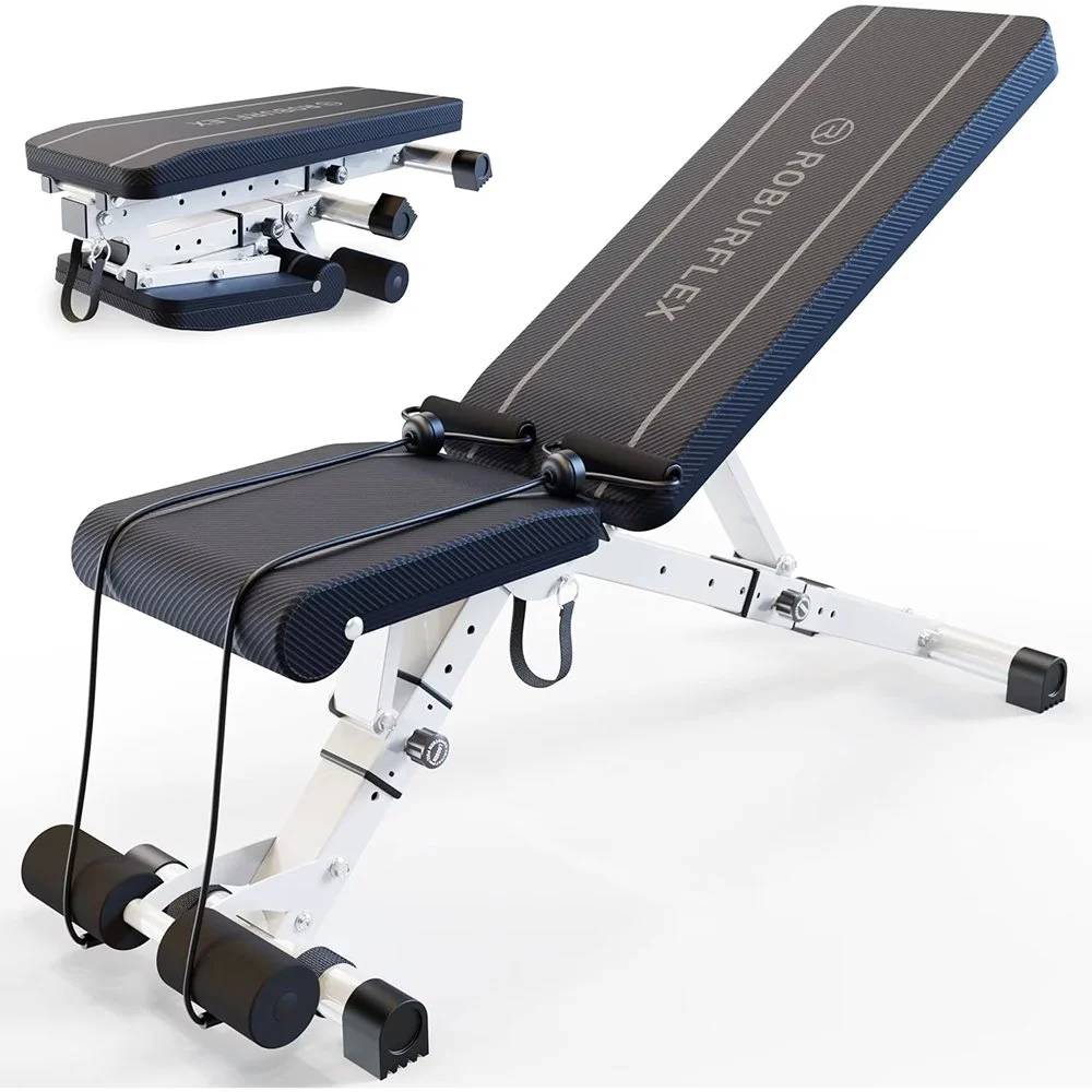 Adjustable Foldable Workout Bench for Home Gym & Strength Training