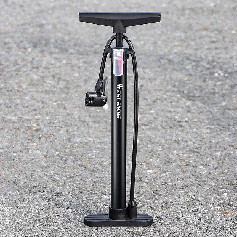 Portable 160 PSI High-Pressure Bicycle Tire Pump with Dual-Valve Compatibility