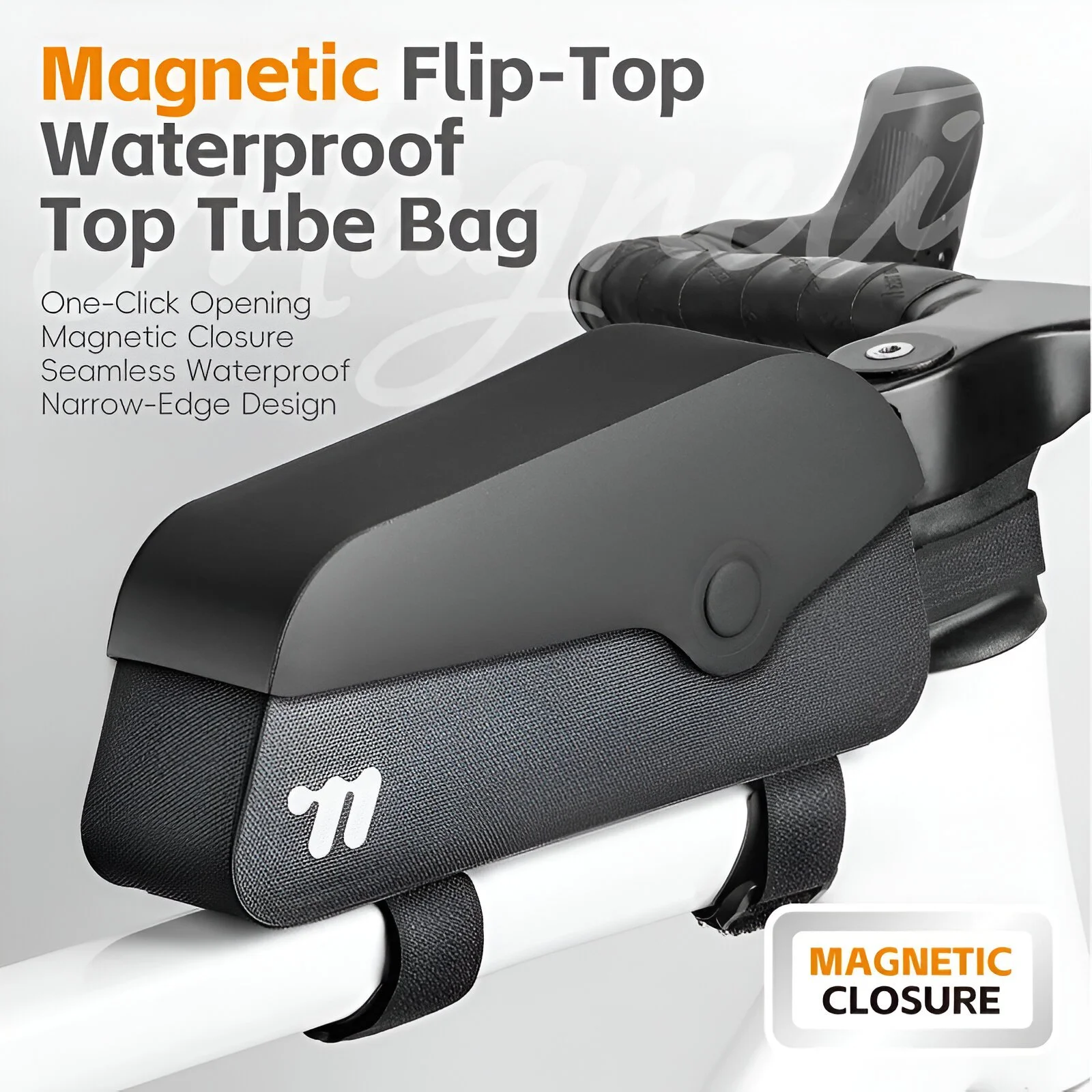 Waterproof Magnetic Top Tube Bike Bag 1L