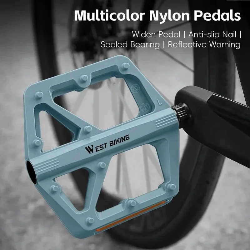 Ultralight Reflective Anti-Slip Bike Platform Pedals