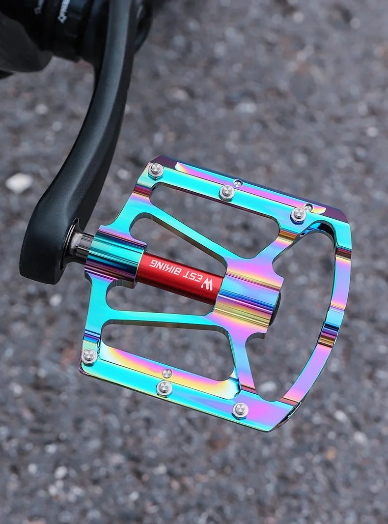 Ultralight Anti-Slip Alloy Bike Pedals with Smooth 3-Bearing Design