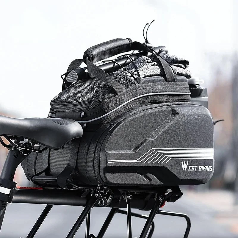 Expandable Waterproof Bike Trunk Bag 20–35L for MTB & Road Cycling
