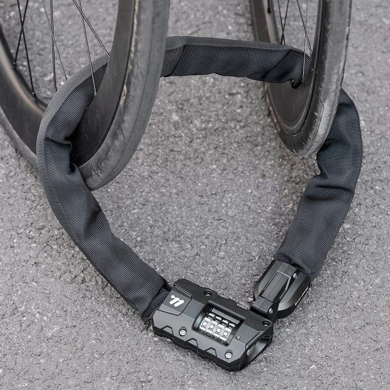 Heavy-Duty 4-Digit Steel Chain Lock for Bikes and Motorcycles
