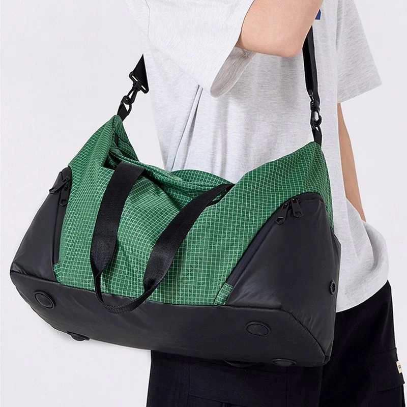 Multi-Functional Gym Fitness & Travel Bag with Shoes Pocket - Crossbody, Shoulder, & Handbag
