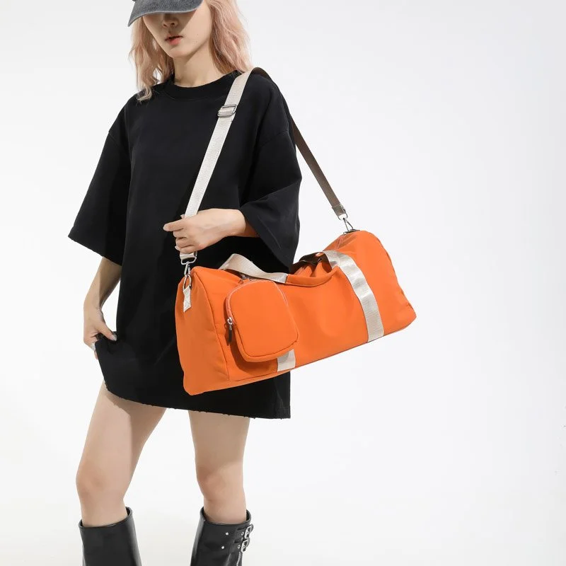 Large Sports Fitness Handbag with Dry Wet Separation - Outdoor Travel Duffel Tote