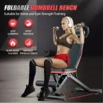 14-in-1 Foldable Dumbbell Weight Bench with 1000 lbs Capacity & 6 Adjustable Levels