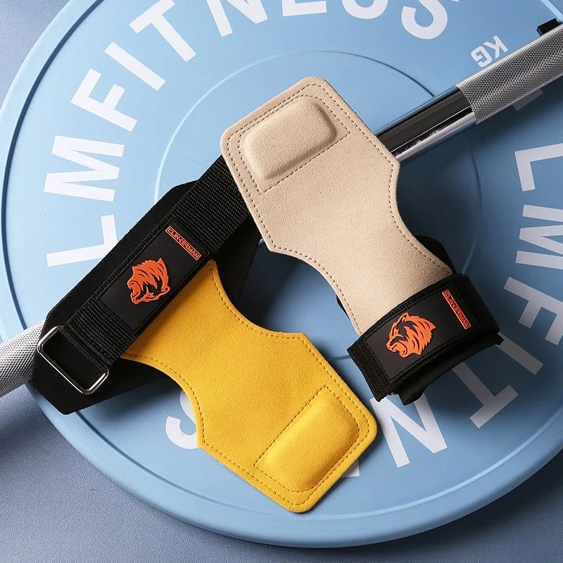 Weightlifting Wrist Straps - Adjustable Gym Gloves for Deadlift, Powerlifting, and Training