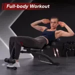 Adjustable Multi-Functional Ab Trainer Bench for Home Gym – Sit Up & Ab Workout Machine