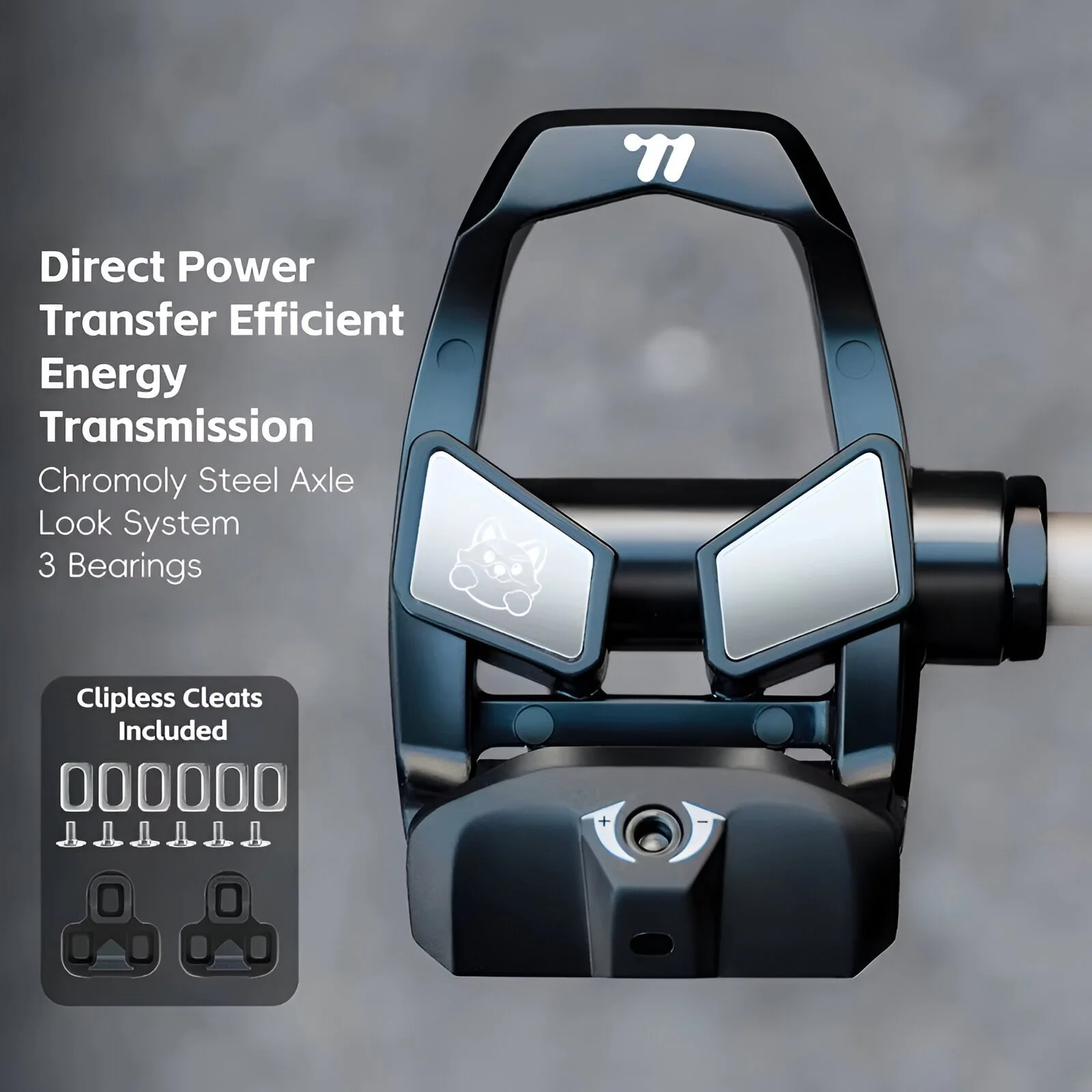 Lightweight Road Bike Self-Locking Pedals with 3 Sealed Bearings