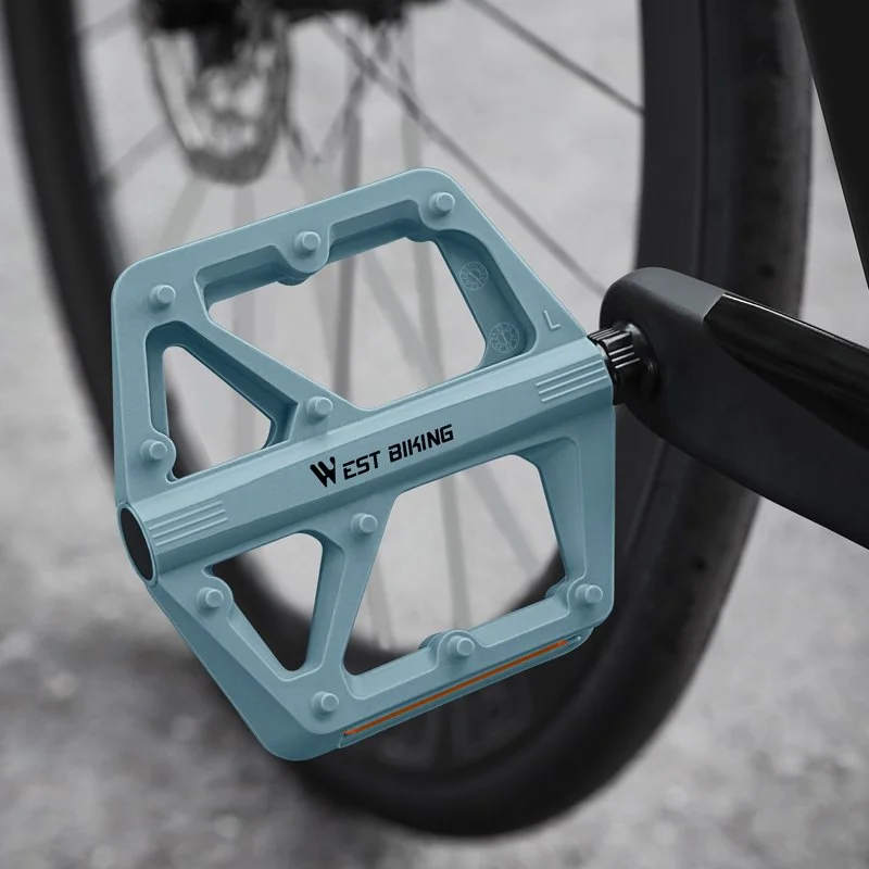 Ultralight Reflective Anti-Slip Wide Bike Pedals for MTB & Road