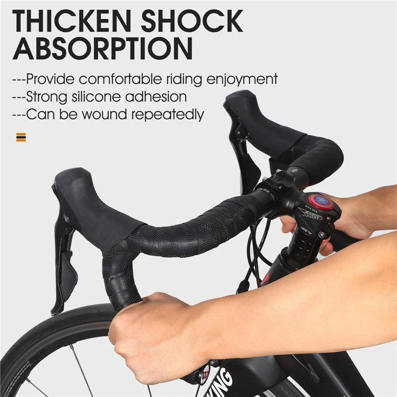 Soft Anti-Slip Bike Handlebar Tape – EVA Shock Absorption Cycling Wrap