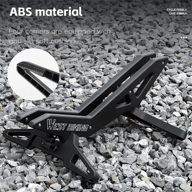 Adjustable Bicycle Parking Rack - Portable Bike Display Stand for Mountain and Road Bikes
