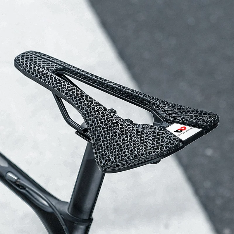 3D Printed Honeycomb Road Bike Saddle – Breathable and Comfortable Triathlon Seat