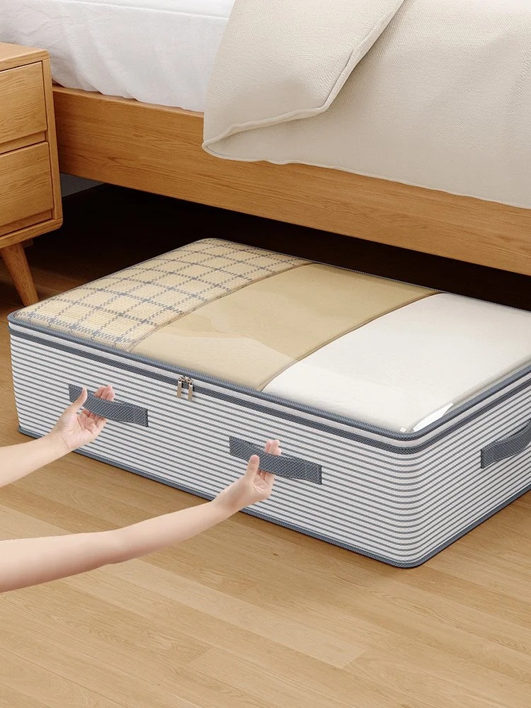 Large Capacity Non-Woven Clothes & Quilt Storage Bag Organizer