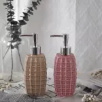 Elegant 280ml Ceramic Soap & Lotion Dispenser for Bathroom & Kitchen