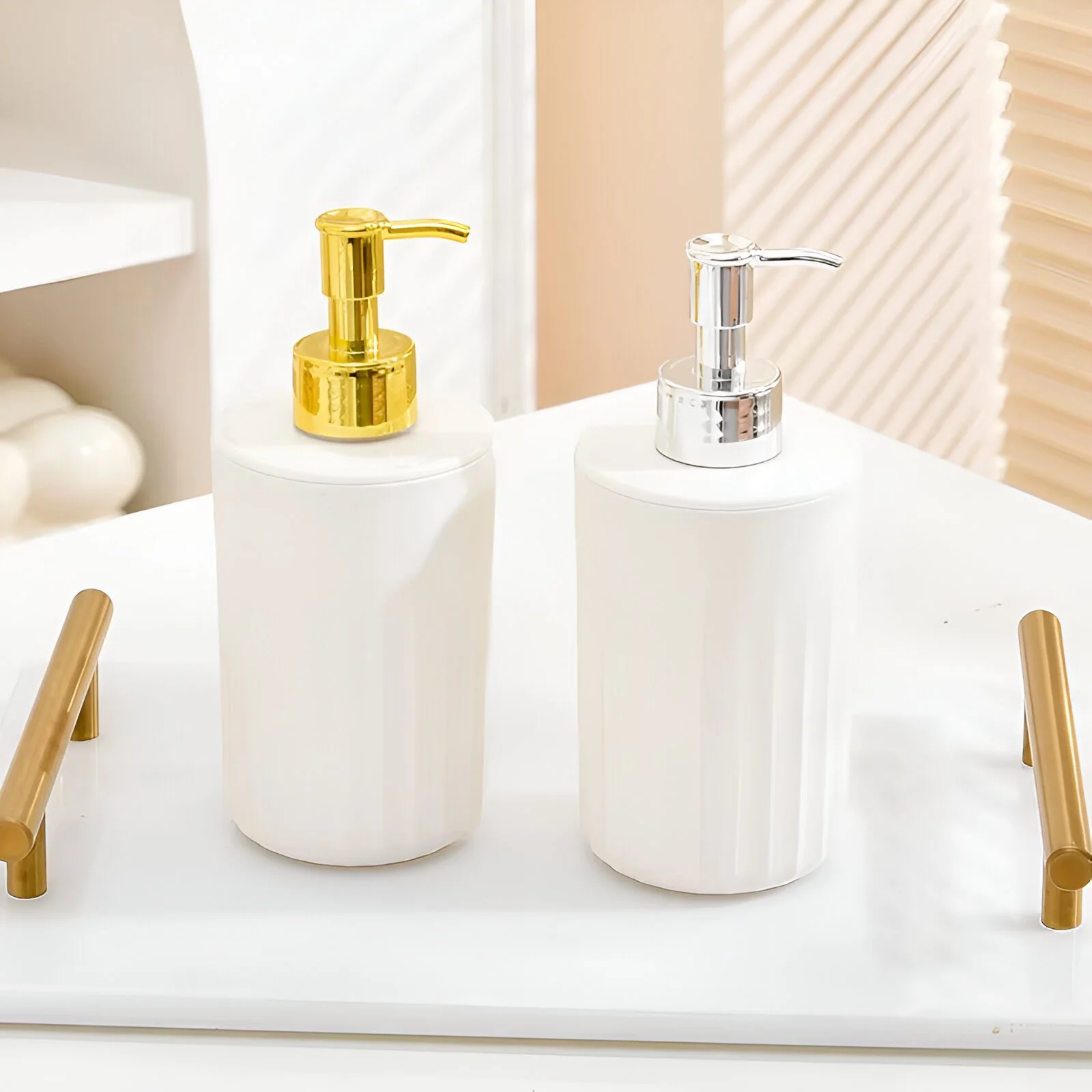 Simple Hand Sanitizer Plastic Bottle – Household & Bathroom Lotion Press Bottle