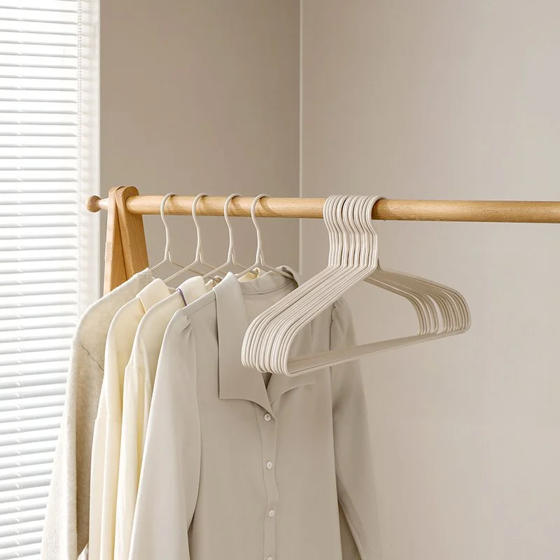 10PCS Home Use Non-Slip Seamless Shoulder-Protecting Clothes Hangers