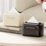 Modern Clear Acrylic Tissue Box for Home & Office