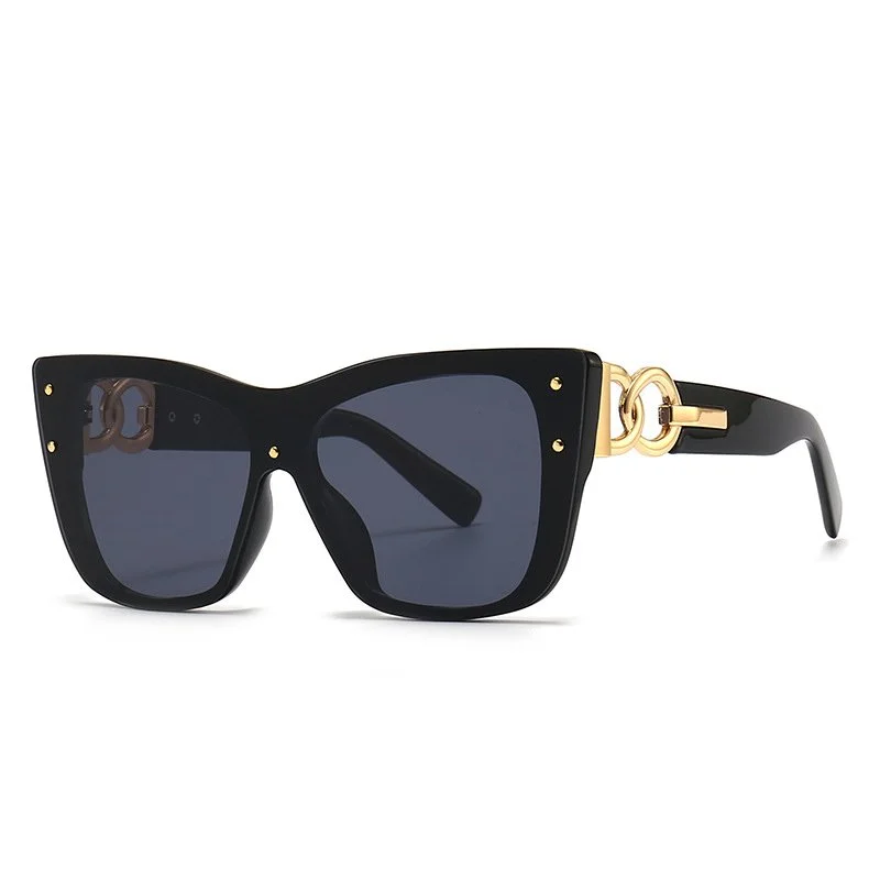 2025 Oversized Cat Eye Sunglasses for Women – Gradient UV400 Fashion Shades
